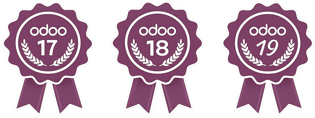 Certificazioni Odoo 17, 18, 19
