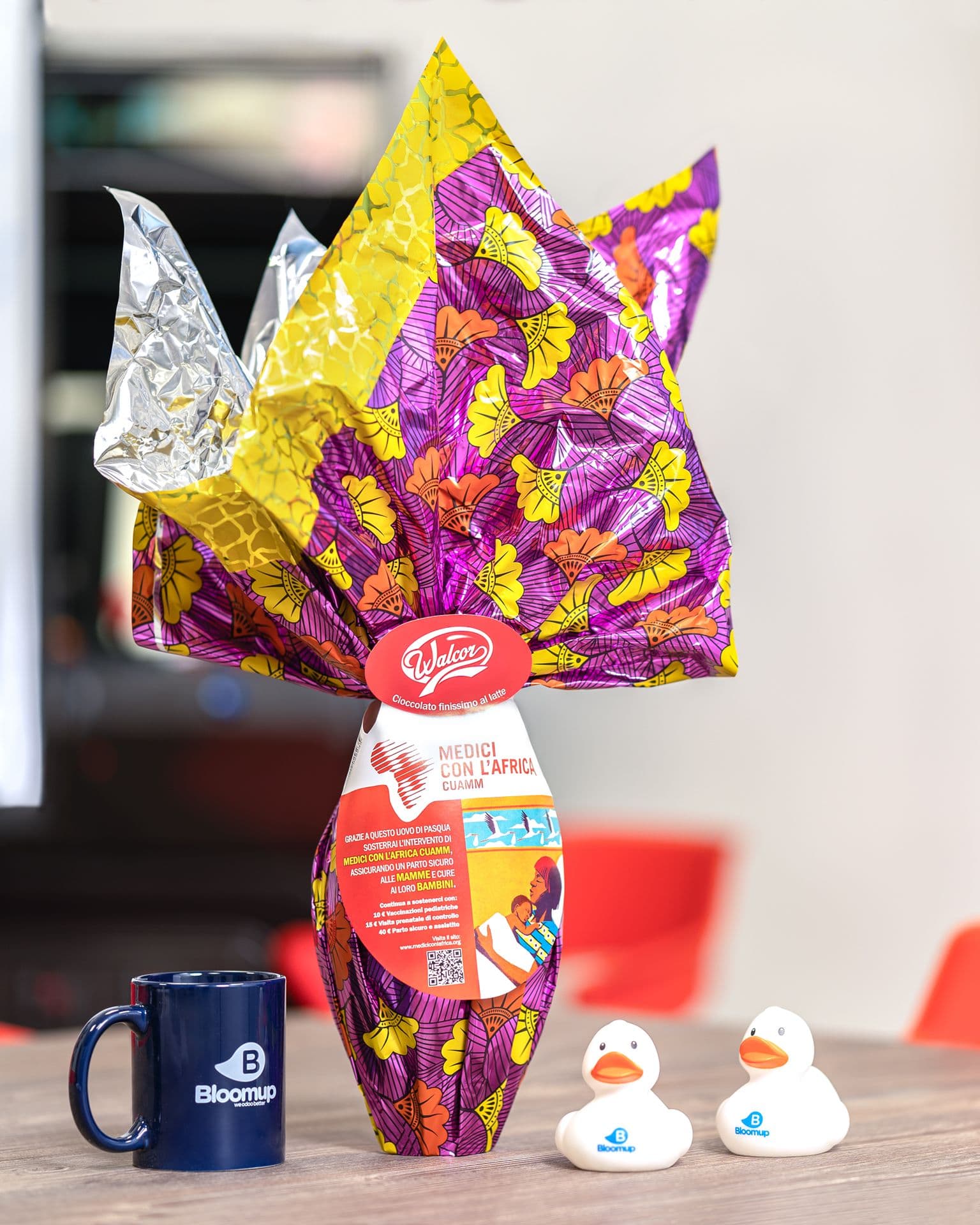 Bloomup ha scelto le uova CUAMM